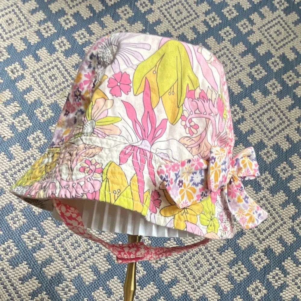 Liberty of London for Target Pink Multicolor Bucket Hat One Size